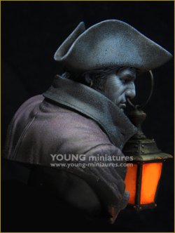 画像6: Young Miniatures[YH1861]1/10 近代 胸像 ランタンを掲げる海賊 穏やかな晩