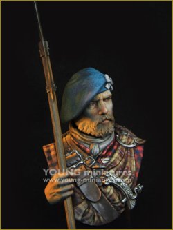 画像5: Young Miniatures[YH1865]1/10 近代 胸像 スコティッシュハイランダー 勇猛なる気高き高地人