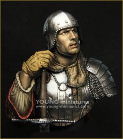 画像6: Young Miniatures[YH1866]1/10 中世ドイツ 胸像 ランツクネヒト 16世紀