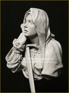 画像1: Young Miniatures[YH1871]1/10 中世の女性 胸像 (1)