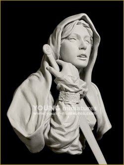 画像2: Young Miniatures[YH1871]1/10 中世の女性 胸像