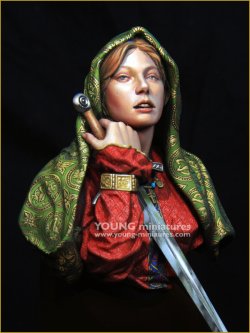 画像8: Young Miniatures[YH1871]1/10 中世の女性 胸像