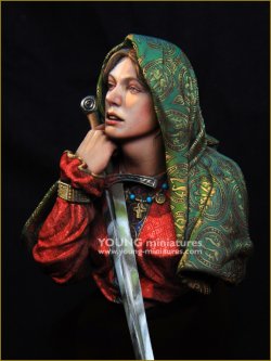 画像12: Young Miniatures[YH1871]1/10 中世の女性 胸像