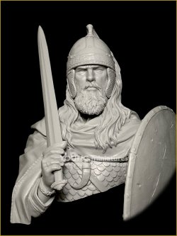 画像7: Young Miniatures[YH1872]1/10 5世紀 西ゴート族の戦士 胸像