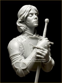 画像10: Young Miniatures[YH1873]1/10 中世の女性騎士 オルレアンからの風 胸像