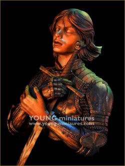 画像3: Young Miniatures[YH1873]1/10 中世の女性騎士 オルレアンからの風 胸像