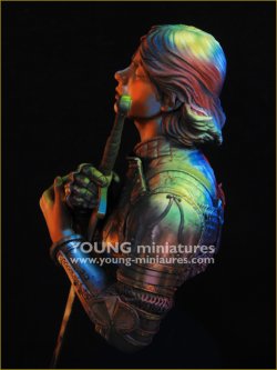 画像4: Young Miniatures[YH1873]1/10 中世の女性騎士 オルレアンからの風 胸像