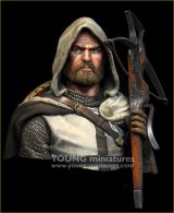 Young Miniatures[YH1874]1/10 中世 クロスボウを持ったチュートン騎士団員 胸像