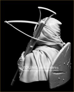 画像13: Young Miniatures[YH1874]1/10 中世 クロスボウを持ったチュートン騎士団員 胸像