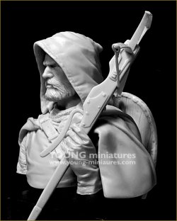 画像14: Young Miniatures[YH1874]1/10 中世 クロスボウを持ったチュートン騎士団員 胸像