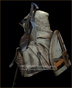 画像4: Young Miniatures[YH1874]1/10 中世 クロスボウを持ったチュートン騎士団員 胸像