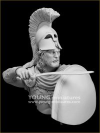 Young Miniatures[YH1875]1/10 紀元前5世紀 古代ギリシアの重装歩兵 ヘレネスの守護者 胸像