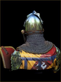 画像3: Young Miniatures[YH1876]1/10 15世紀 中世の騎士 剣が静かに倒れる時 胸像