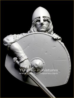 画像1: Young Miniatures[YH1877]1/10 10世紀 ザ・ノースマン バイキングの王 胸像