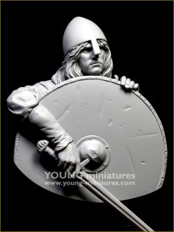 画像6: Young Miniatures[YH1877]1/10 10世紀 ザ・ノースマン バイキングの王 胸像