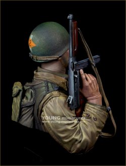 画像3: Young Miniatures[YM1898]1/10 WWII アメリカ陸軍第2レンジャー大隊の兵士 ノルマンディー1944 胸像