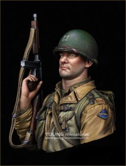 画像5: Young Miniatures[YM1898]1/10 WWII アメリカ陸軍第2レンジャー大隊の兵士 ノルマンディー1944 胸像