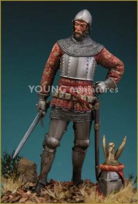 Young Miniatures[YH7001]70mm  Medieval Knight 14th Century（Sold Out）