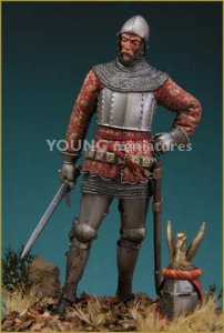 画像1: Young Miniatures[YH7001]70mm  Medieval Knight 14th Century（Sold Out） (1)