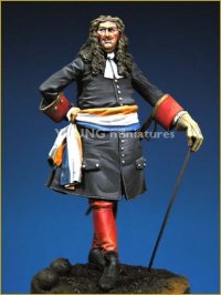 Young Miniatures[YH7005]70mm  オランダ砲兵士官 1705年