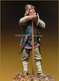 画像1: Young Miniatures[YH9003]90mm 10世紀 バイキングの長