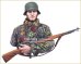 画像12: Young Miniatures[YM18101]1/10 WWII ドイツ武装親衛隊 小銃を抱える若き歩兵 胸像