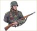 画像16: Young Miniatures[YM18101]1/10 WWII ドイツ武装親衛隊 小銃を抱える若き歩兵 胸像