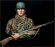 画像1: Young Miniatures[YM18101]1/10 WWII ドイツ武装親衛隊 小銃を抱える若き歩兵 胸像 (1)