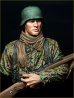 画像6: Young Miniatures[YM18101]1/10 WWII ドイツ武装親衛隊 小銃を抱える若き歩兵 胸像