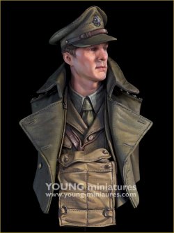 画像10: Young Miniatures[YM18104]1/10 WWI イギリス陸軍将校 突撃の笛が鳴る前に 胸像