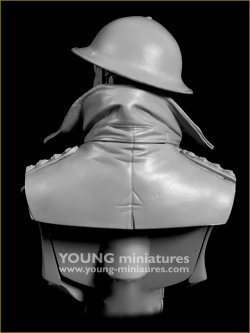 画像4: Young Miniatures[YM18104]1/10 WWI イギリス陸軍将校 突撃の笛が鳴る前に 胸像