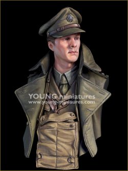 画像1: Young Miniatures[YM18104]1/10 WWI イギリス陸軍将校 突撃の笛が鳴る前に 胸像