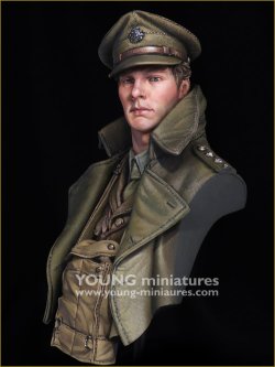 画像4: Young Miniatures[YM18104]1/10 WWI イギリス陸軍将校 突撃の笛が鳴る前に 胸像
