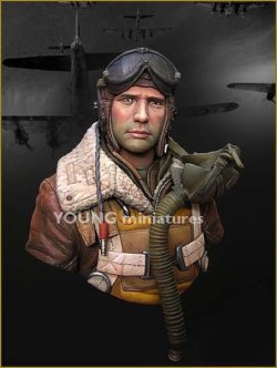 画像1: Young Miniatures[YM1815]1/10 WWIIアメリカ陸軍航空隊 B-17機銃射撃手 ヨーロッパ戦線空域1944