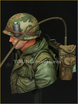 画像3: Young Miniatures[YM1817]1/10 ベトナム戦争 アメリカ海兵隊隊員 フエ1968