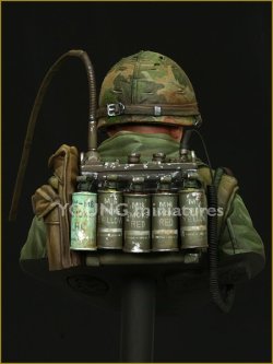 画像4: Young Miniatures[YM1817]1/10 ベトナム戦争 アメリカ海兵隊隊員 フエ1968