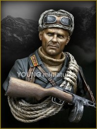 Young Miniatures[YM1827]1/10 WWIIソビエト山岳兵士官 1942