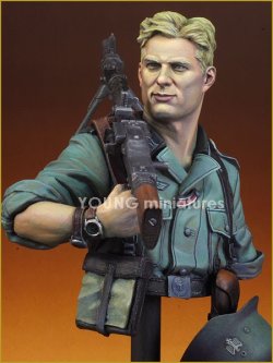 画像2: Young Miniatures[YM1829]1/10 WWIIドイツ陸軍MG34射撃手 1941