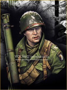 画像1: Young Miniatures[YM1855]1/10 WWIIアメリカ陸軍第101空挺師団「イージーカンパニー」 バストーニュ1944 (1)