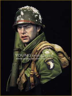 画像2: Young Miniatures[YM1855]1/10 WWIIアメリカ陸軍第101空挺師団「イージーカンパニー」 バストーニュ1944