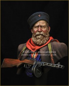 画像1: Young Miniatures[YM1858]1/10 WWIIロシア赤軍コサック兵 (1)
