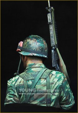 画像4: Young Miniatures[YM1866]1/10 ベトナム戦争 アメリカ陸軍第1騎兵師団 擲弾筒手 1970