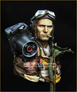 画像2: Young Miniatures[YM1872]1/10 WWIIアメリカ陸軍航空隊 K20カメラを構えるB-17爆撃機搭乗員