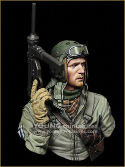 画像6: Young Miniatures[YM1881]1/10 WWIIアメリカ陸軍戦車兵長「車上の地獄」