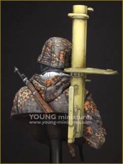 画像5: Young Miniatures[YM1884]1/10 WWII 独 ドイツ戦車猟兵「タンクハンター」胸像