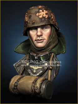 画像1: Young Miniatures[YM1889]1/10 WWII 独 ドイツ陸軍野戦憲兵胸像