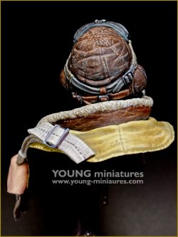 画像5: Young Miniatures[YM1891]1/10 WWII バトル・オブ・ブリテン イギリス空軍戦闘機パイロット胸像