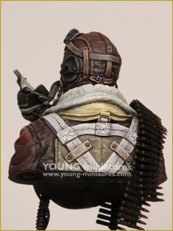 画像5: Young Miniatures[YM1894]1/10 WWII胸像 アメリカ陸軍航空隊 B-24重爆撃機搭乗員 機銃手