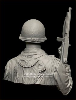 画像10: Young Miniatures[YM1898]1/10 WWII アメリカ陸軍第2レンジャー大隊の兵士 ノルマンディー1944 胸像
