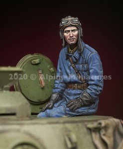 画像1: Alpine Miniatures[AM35281]1/35 WWII 露 ロシア戦車長＃1 (1)